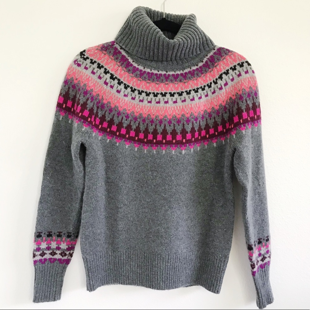 C Wonder  Gray Turtleneck Sweater XXS